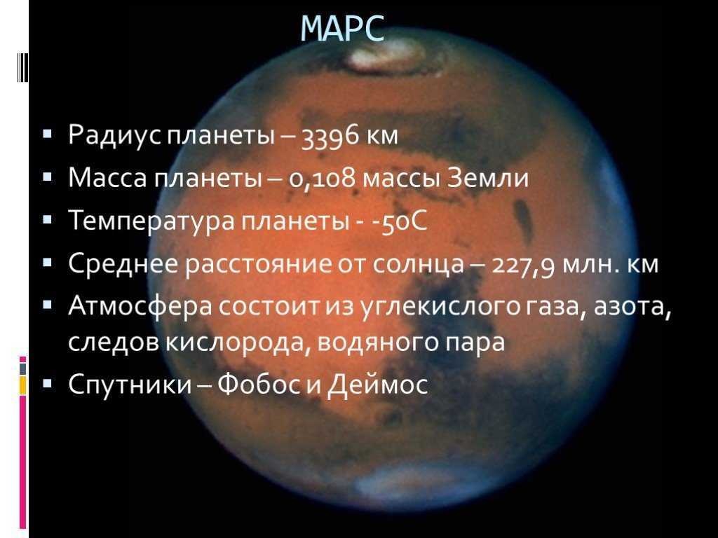 Интересные факты о марсе: температура, гравитация, диаметр | информация о марсе | планета марс | star walk