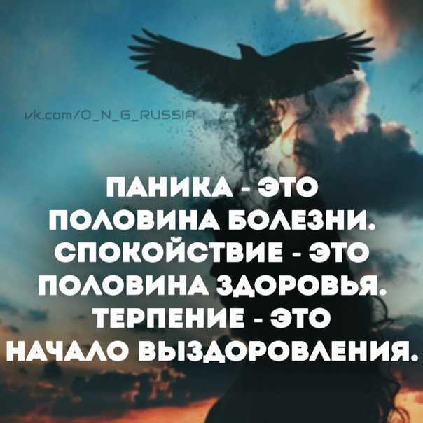 Паника это половина болезни. Спокойствие это половина здоровья. Паника это половина болезни спокойствие половина здоровья. Паника начало болезни спокойствие.