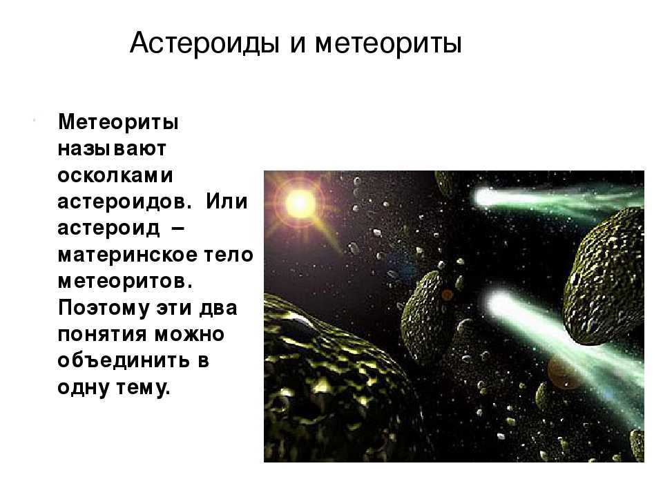 Астероиды солнечной системы