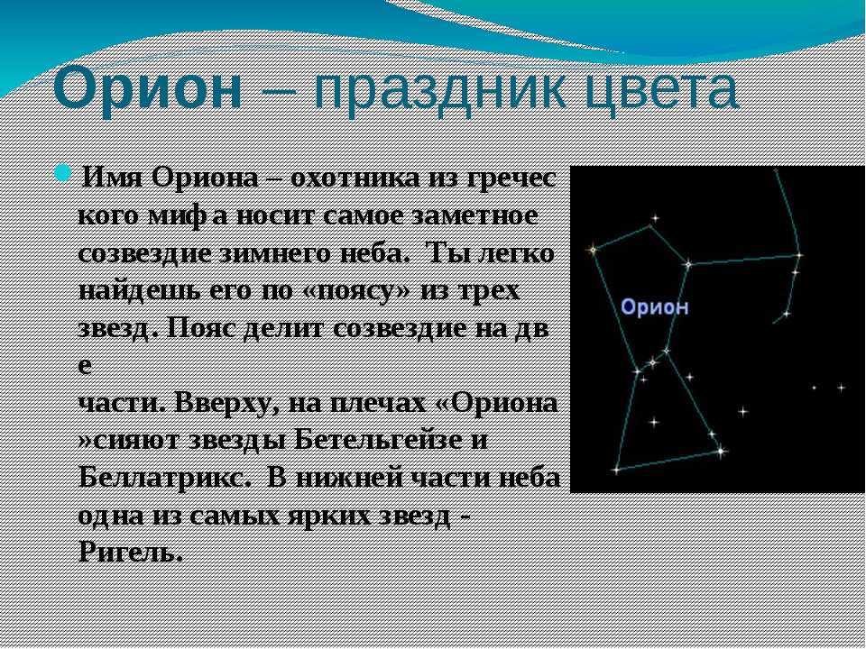 Название звезд на весеннем небе. Созвездие Орион схема пояс Ориона. Рассказ о созвездии Орион. Созвездие Орион рассказ 2 класс. Орион Созвездие схема самая яркая звезда.