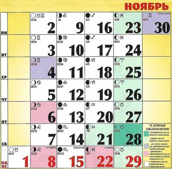 Лунный календарь
