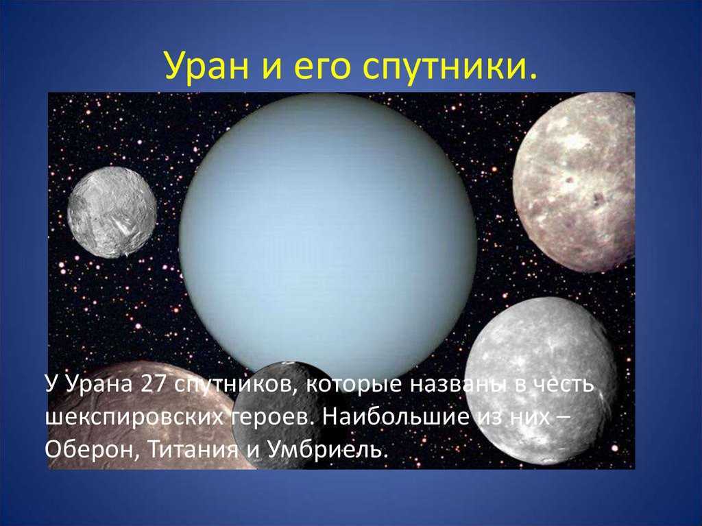 Крупнейший спутник урана. Уран Планета спутники. Уран и его спутники. Уран со спутников. Крупные спутники урана.