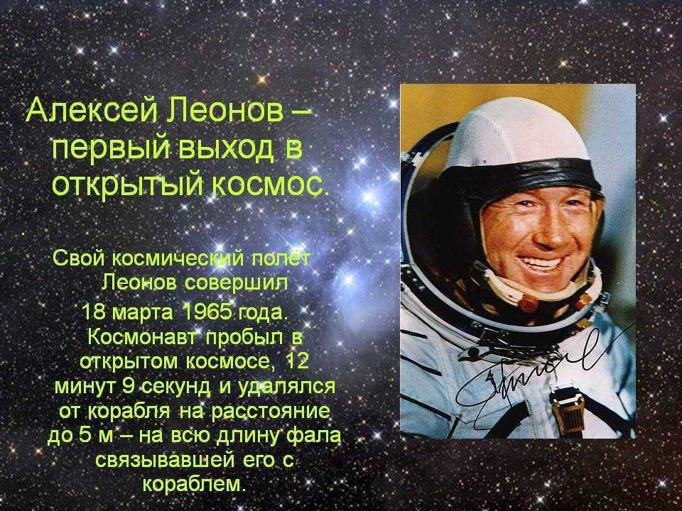 День космонавта дата